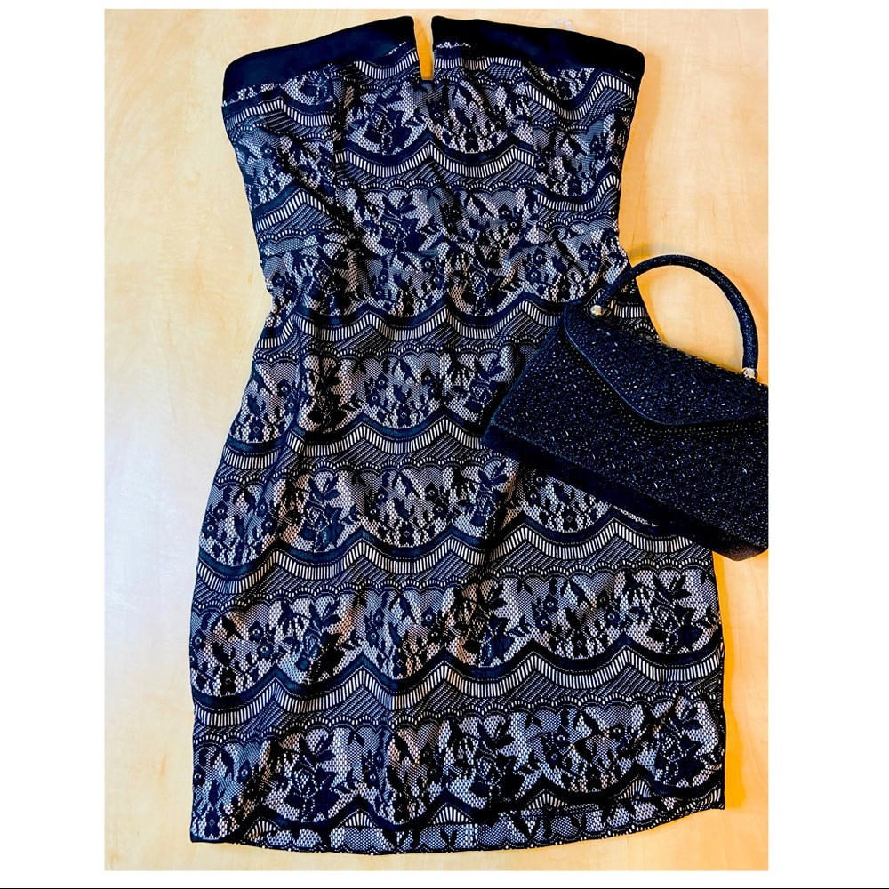 Justfab strapless dress🖤